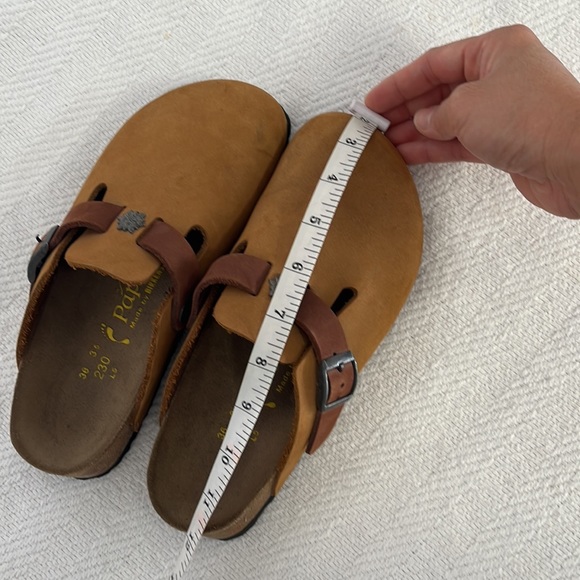 PAPILLIO Birkenstock two tone clogs with adjustable buckle, Size 36, Cognac EUC - Picture 12 of 16
